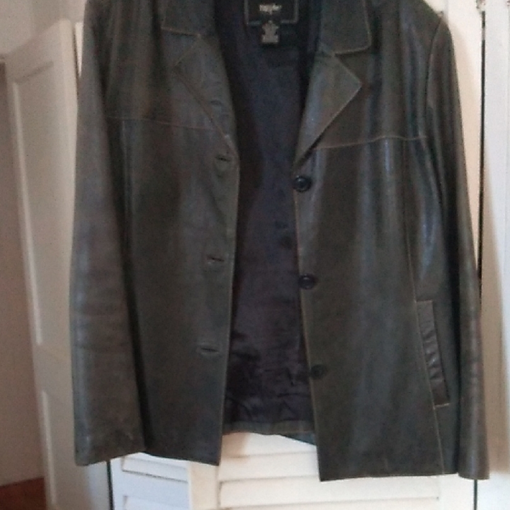 Mossimo Leather Jacket XL
